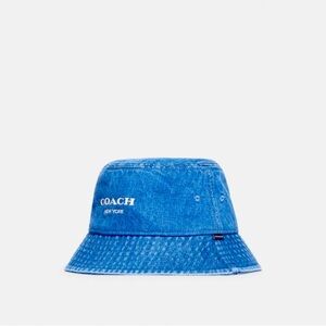 NWT Coach Denim Bucket Hat